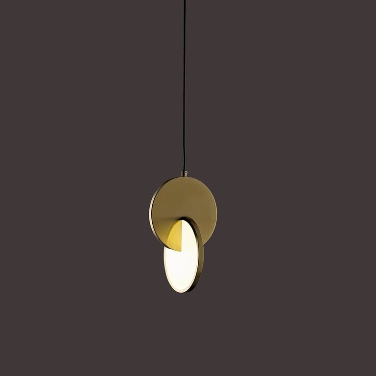 Abstract 1 Light 14W LED Pendant Gold / Warm White - 10305