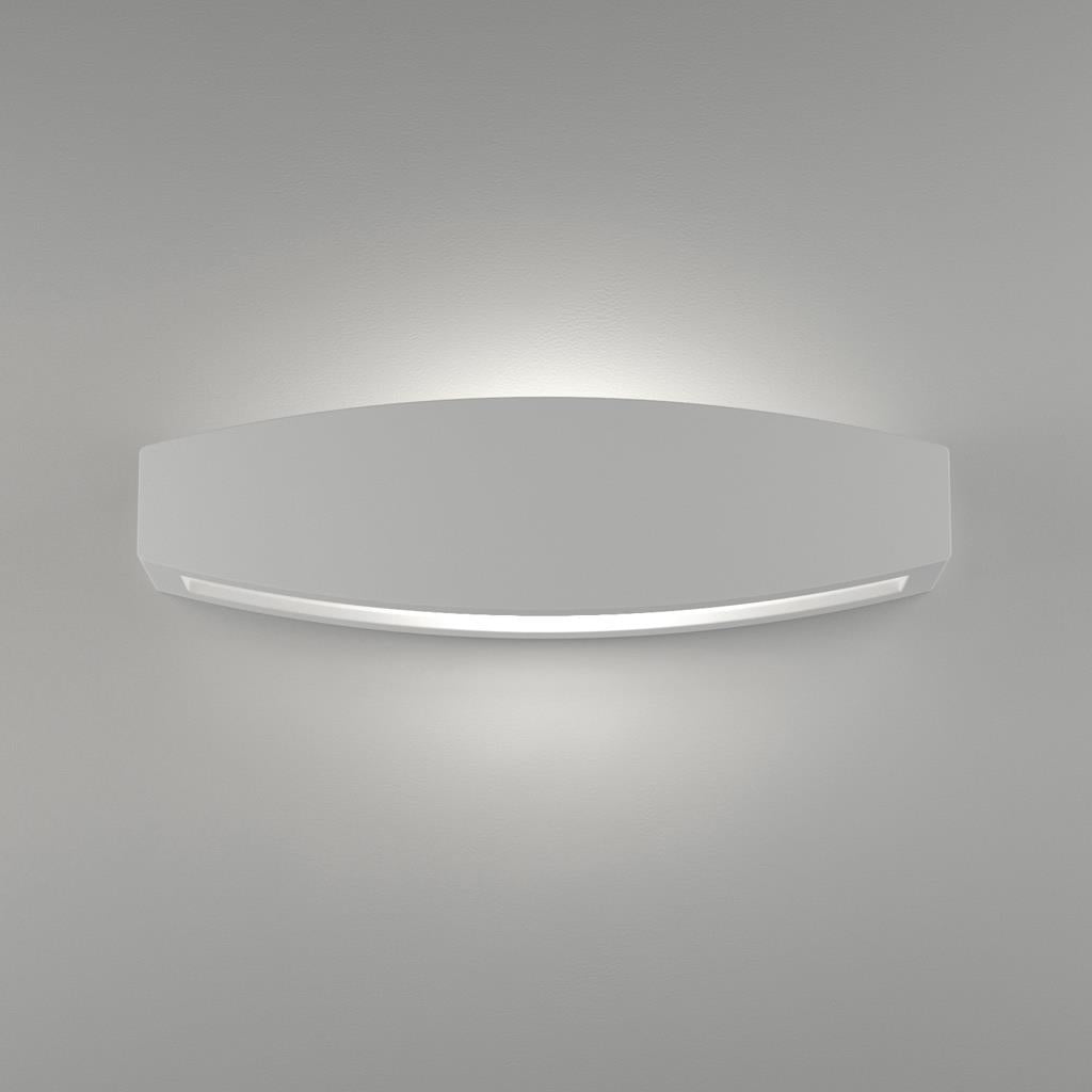 Belfiore Up/Down 240V G9 Raw Ceramic Wall Light - 11091