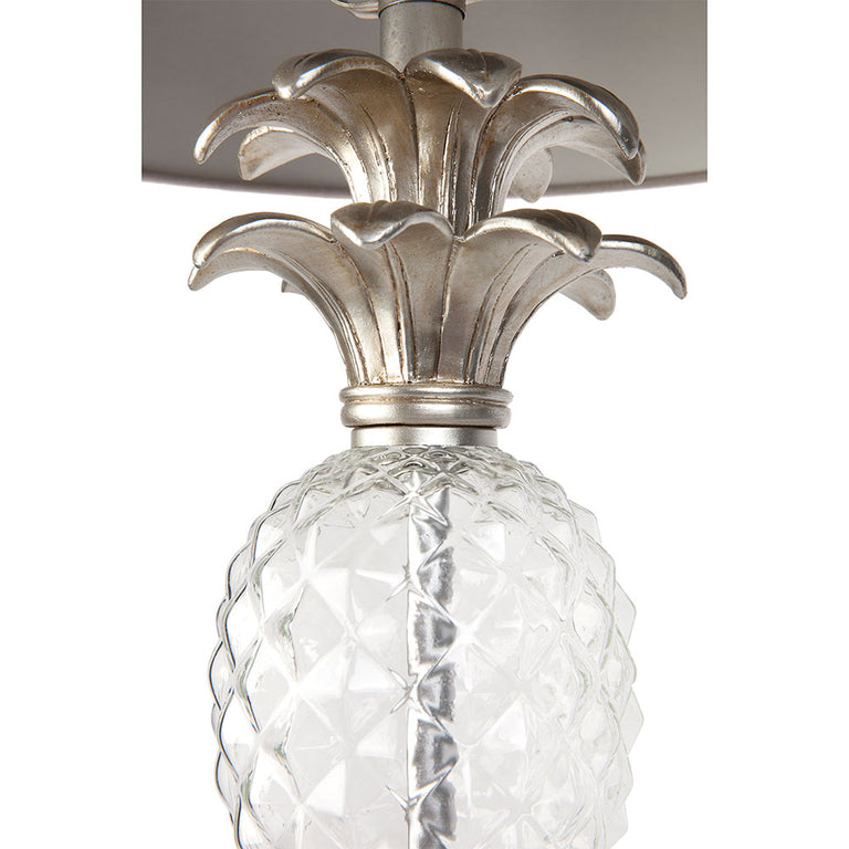 Langley 1 Light Floor Lamp Antique Silver / Grey - 11617