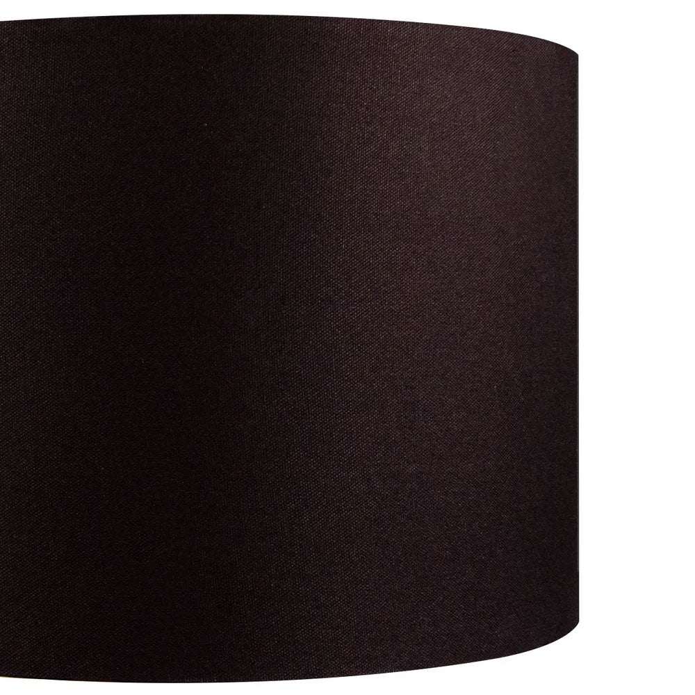 Paola Table Lamp Drum Shade Black - 11651S