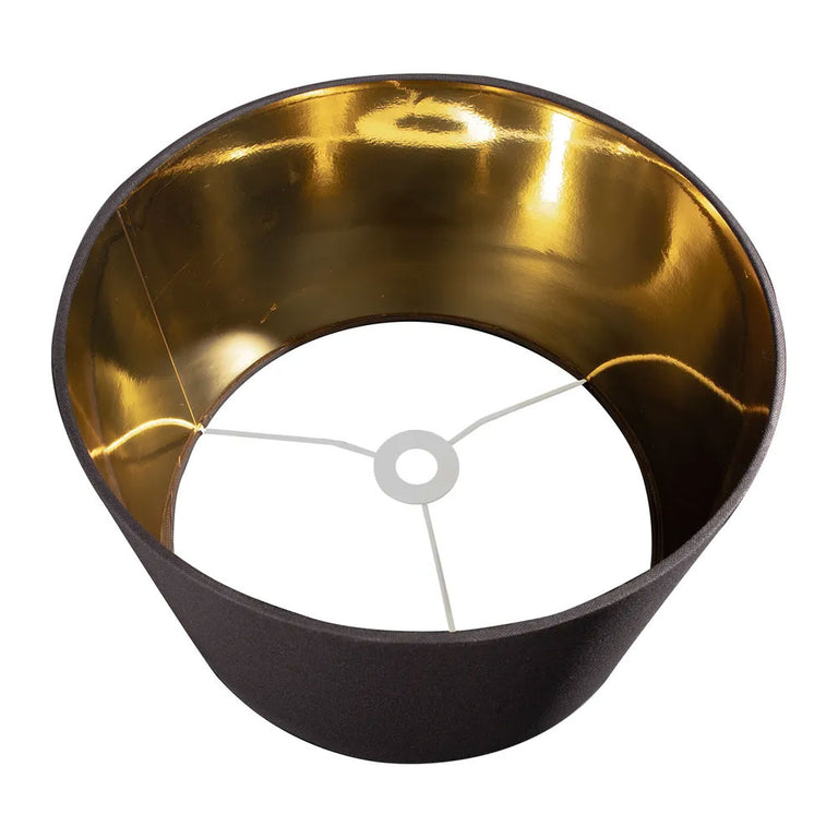 Paola Table Lamp Drum Shade Black - 11651S