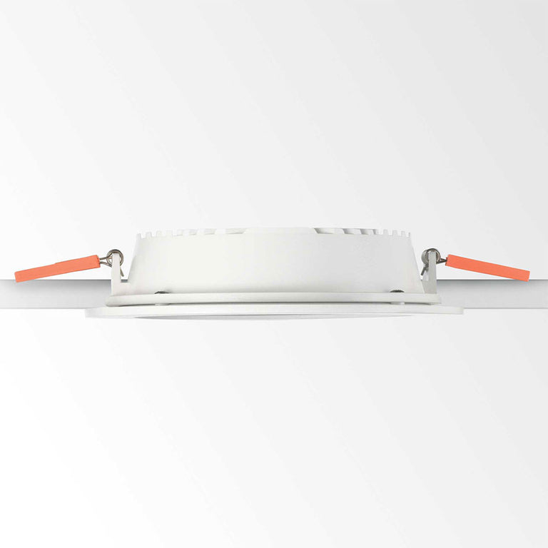 Groove FI 20W Round Slim LED Downlight White / Warm White - 123998