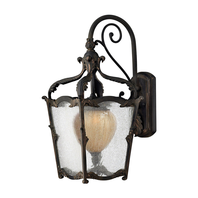 Sorrento Medium Outdoor Wall Light Aged Iron - 1424AI