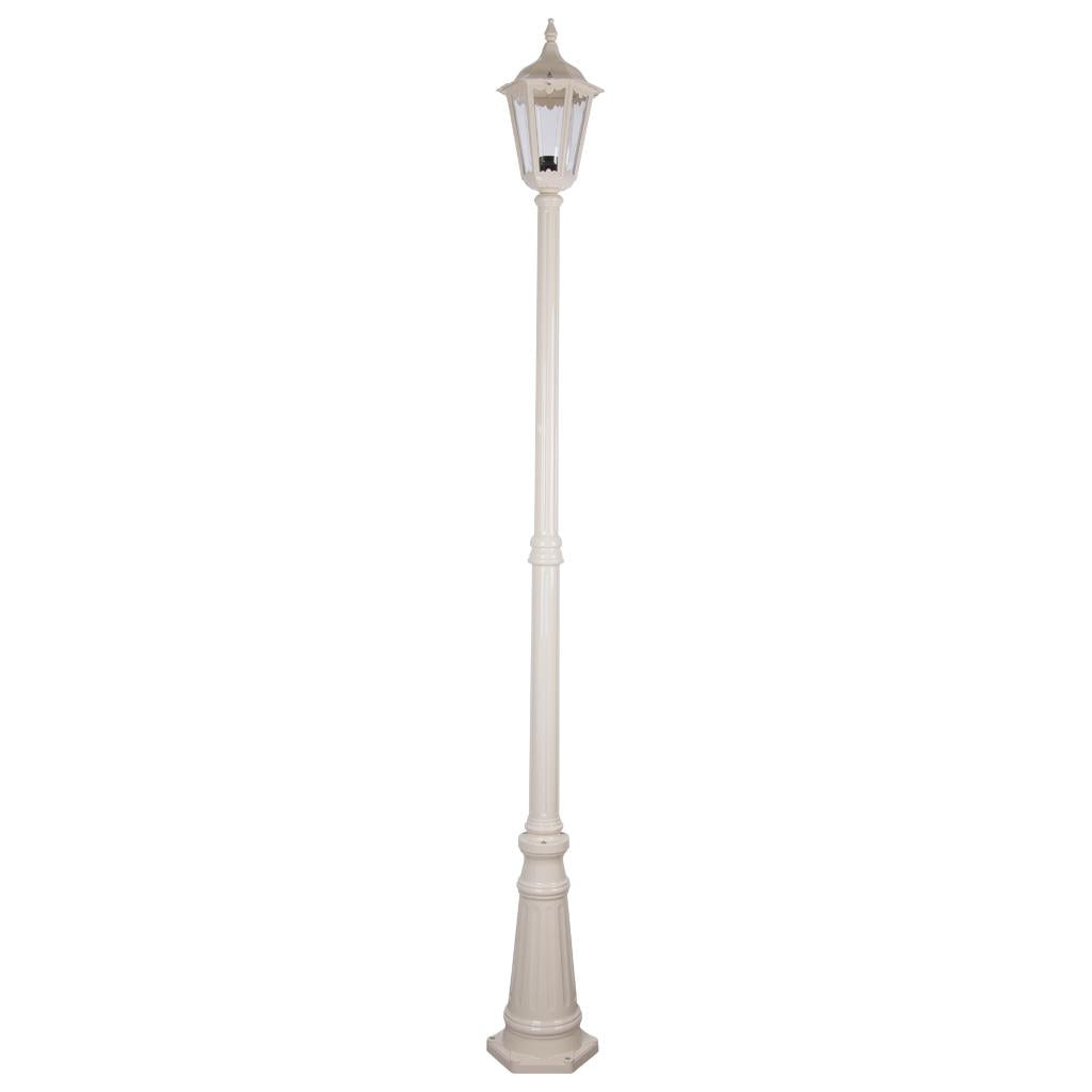 Chester Single Head Tall Post Light Beige - 15014