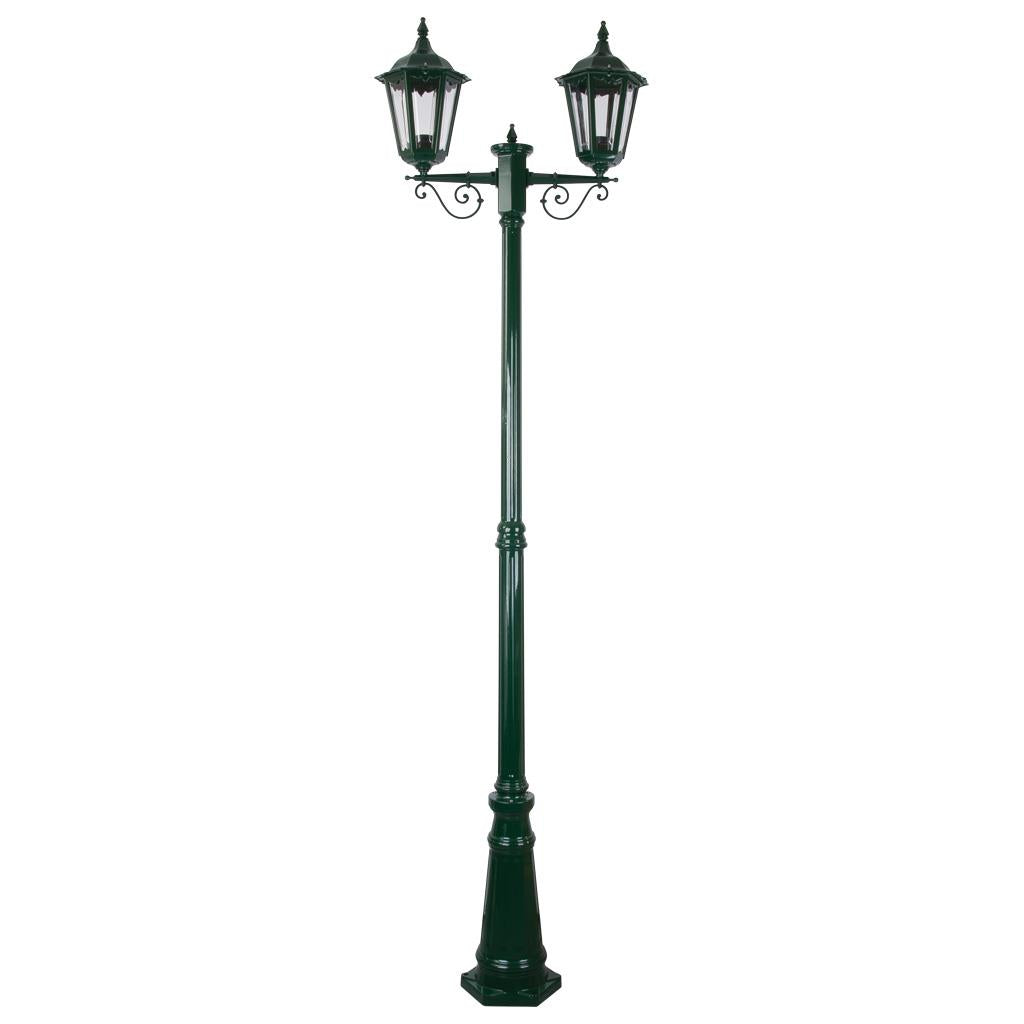 Chester Twin Head Tall Post Light Green - 15023