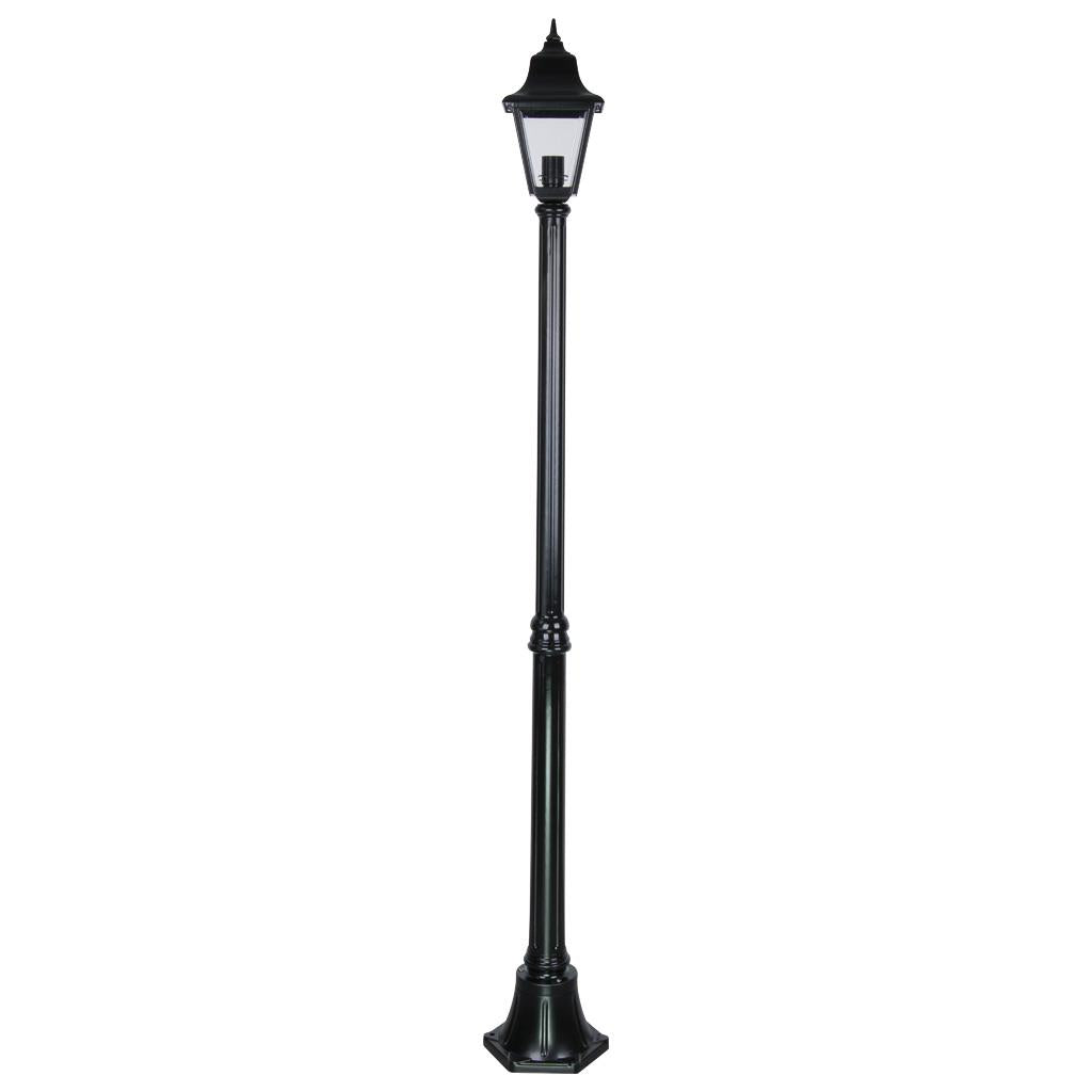 Paris Single Head Medium Post Light Black - 15147