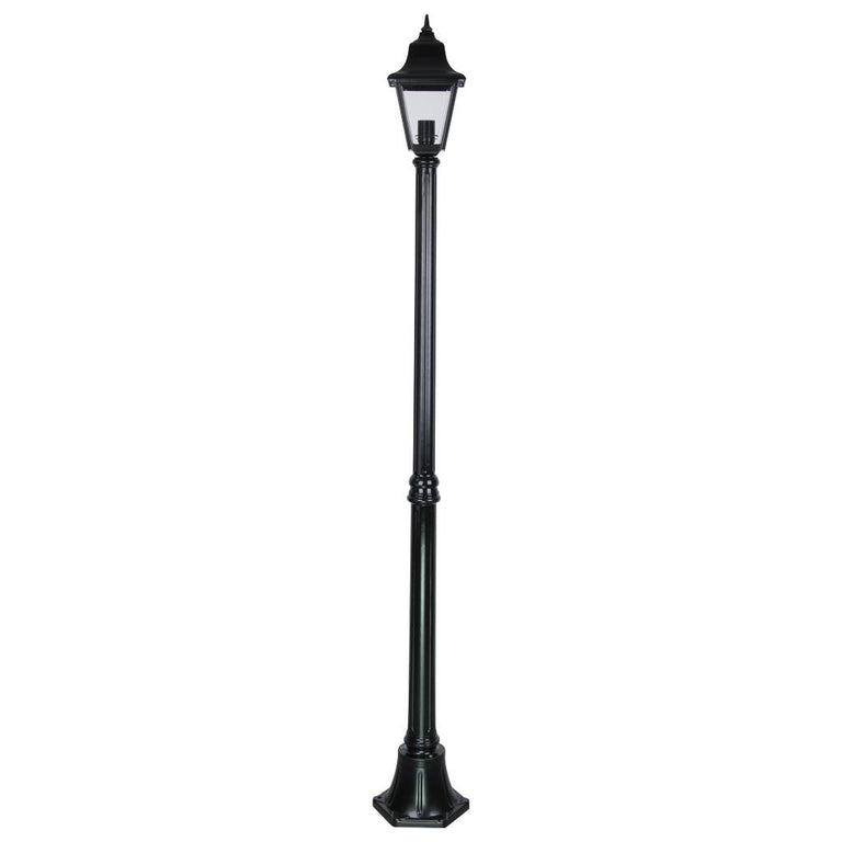 Paris Single Head Medium Post Light Black - 15147