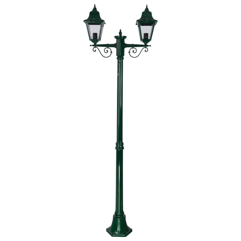 Paris Twin Head Medium Post Light Green - 15155