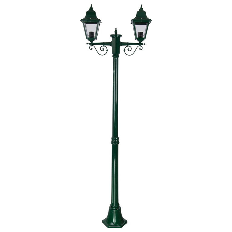 Paris Twin Head Medium Post Light Green - 15155