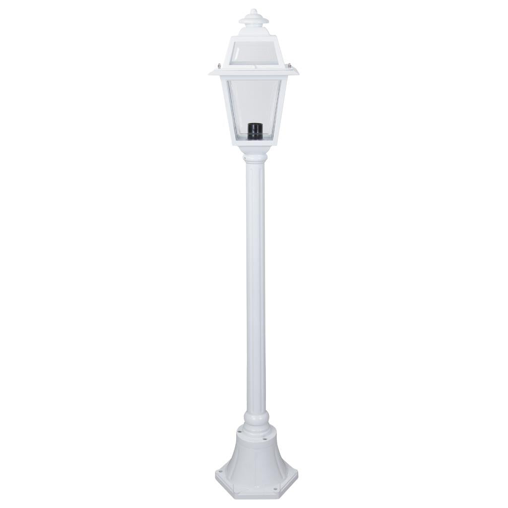 Avignon Single Head Short Post Light White - 15217