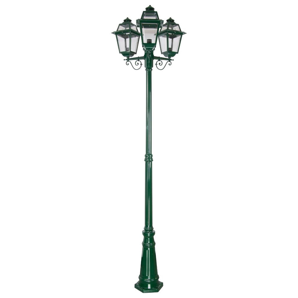 Avignon Triple Head Tall Post Light Green - 15251