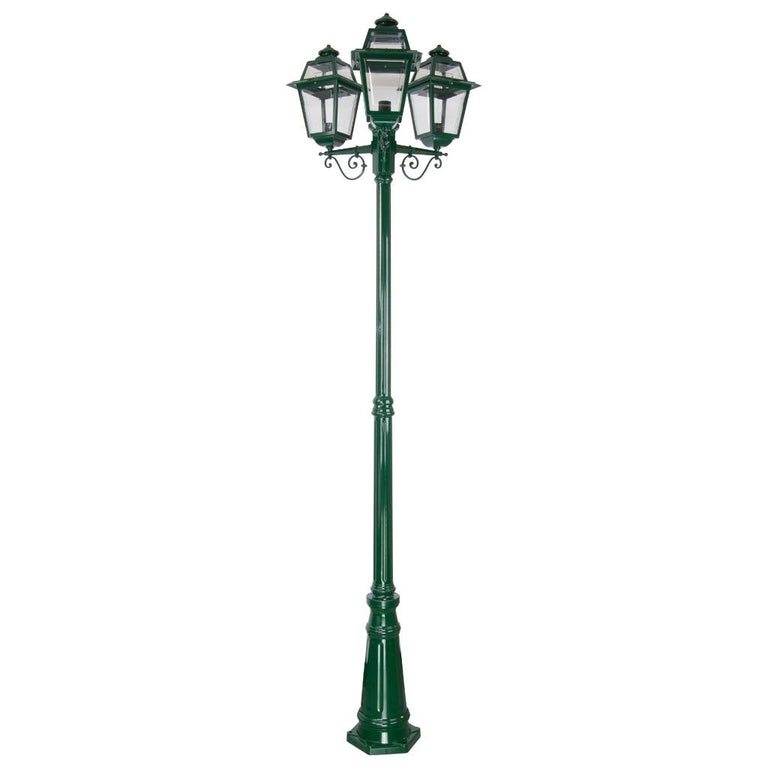 Avignon Triple Head Tall Post Light Green - 15251