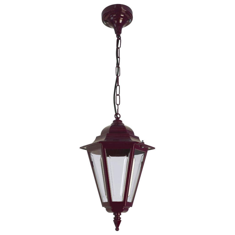 Turin Pendant Light Burgundy - 15412