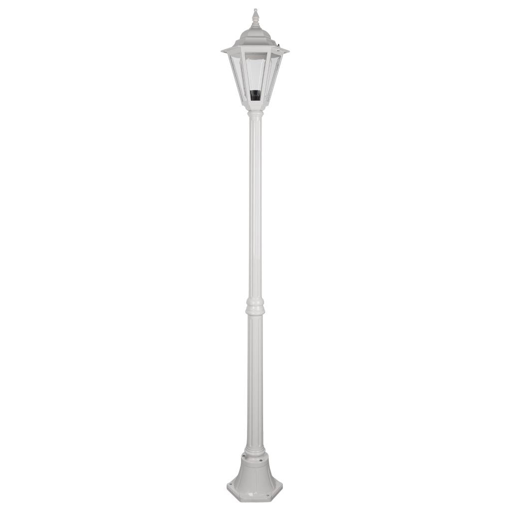 Turin Single Head Medium Post Light White - 15451