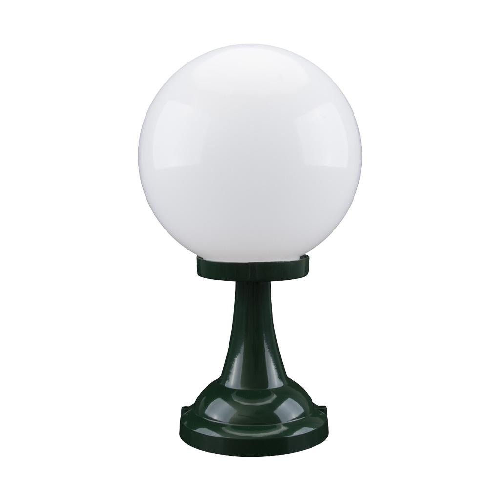 Siena 25cm Sphere Pillar Mount Light Green - 15527