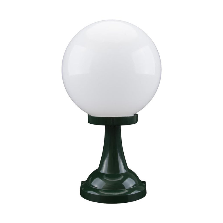 Siena 25cm Sphere Pillar Mount Light Green - 15527