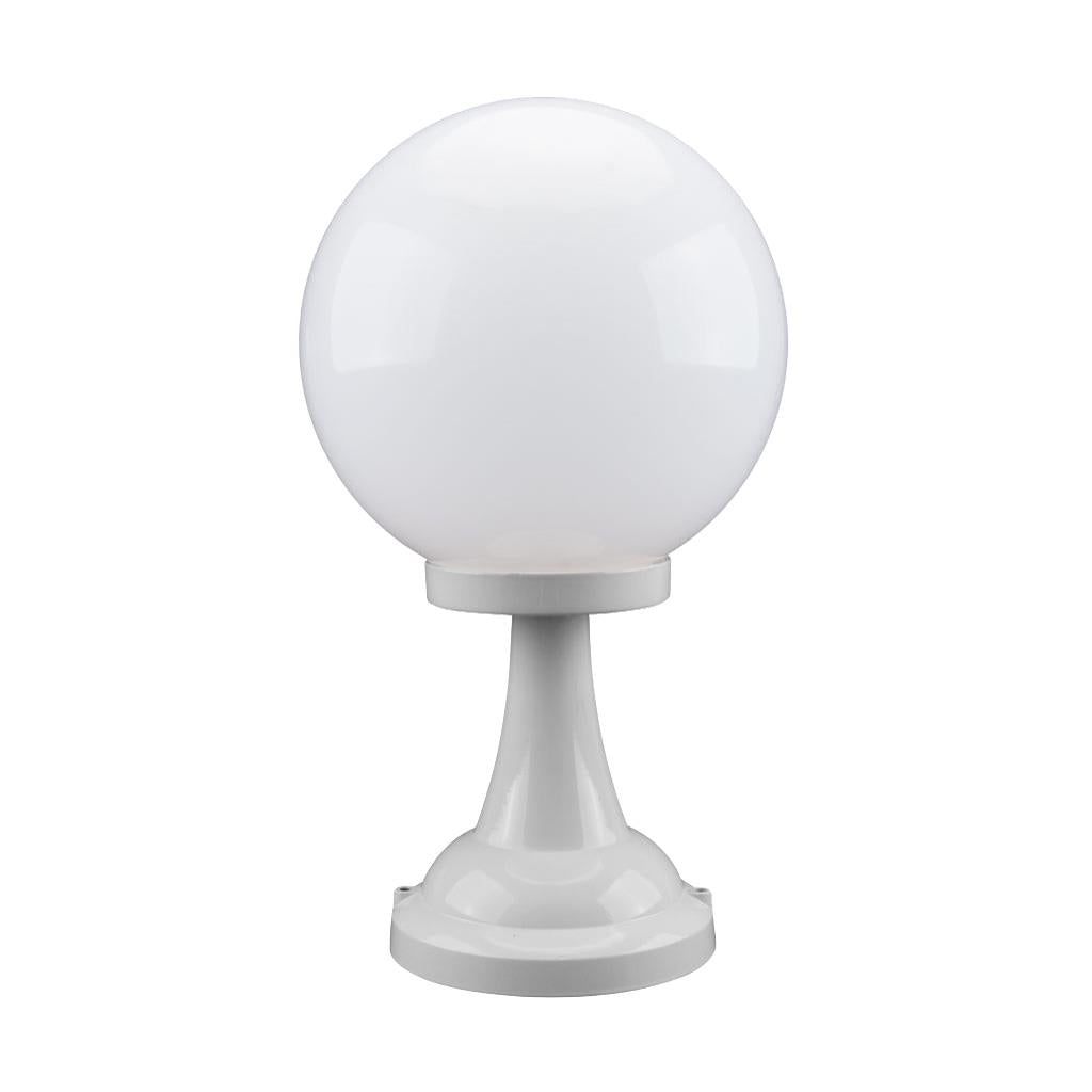 Siena 25cm Sphere Pillar Mount Light White - 15529