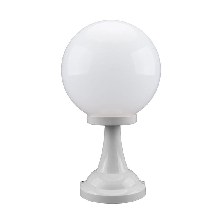 Siena 25cm Sphere Pillar Mount Light White - 15529