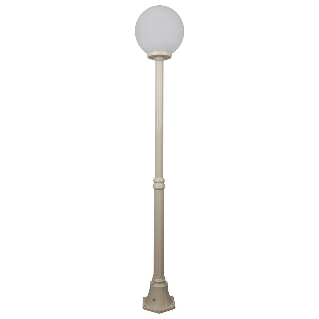 Siena 30cm Sphere Medium Post Light Beige - 15596