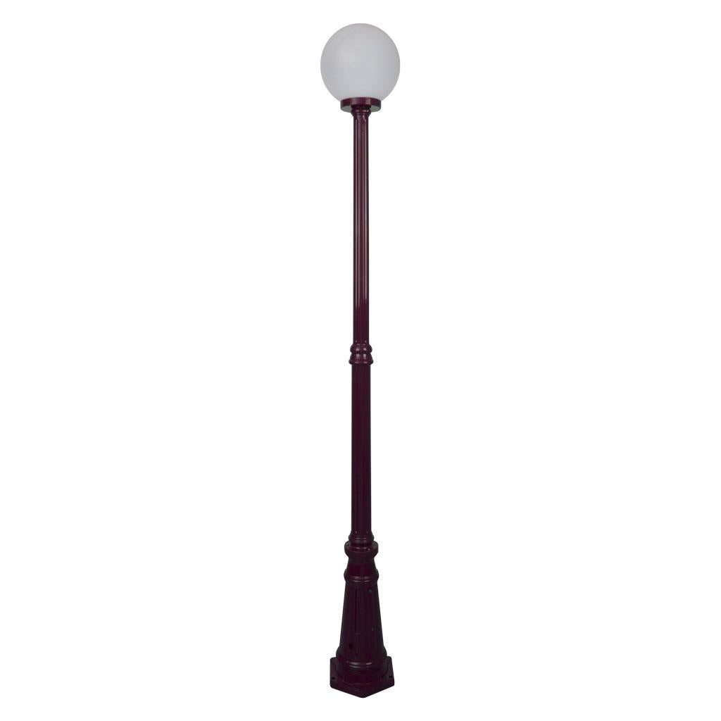Siena 25cm Sphere Tall Post Light Green - 15605