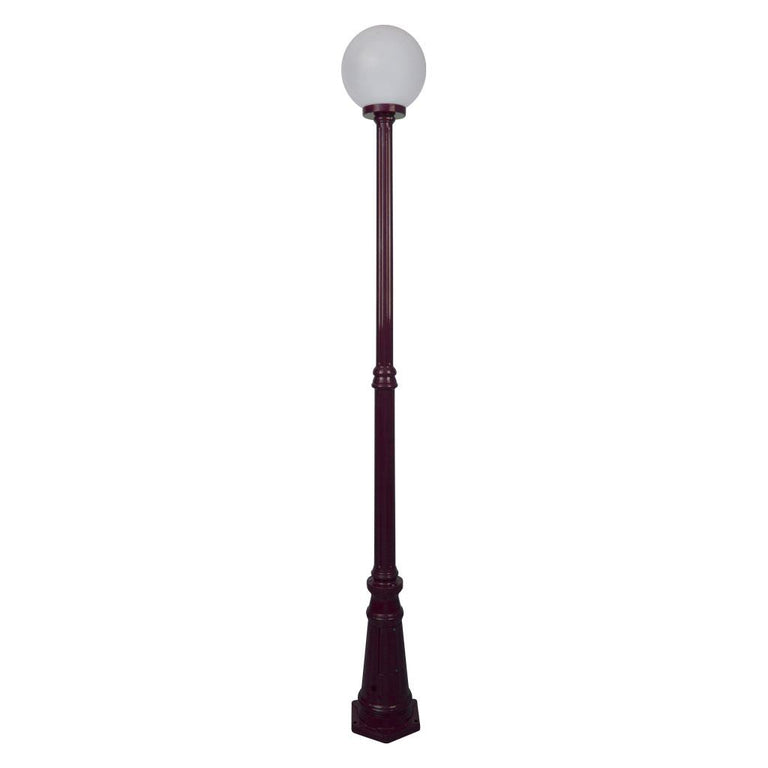 Siena 25cm Sphere Tall Post Light Green - 15605