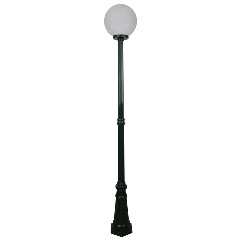 Siena 30cm Sphere Tall Post Light Green - 15611
