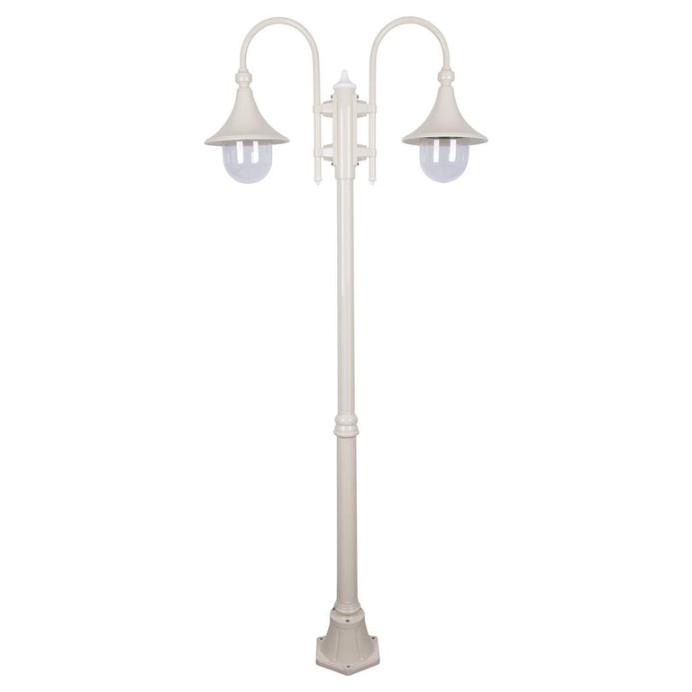 Monaco Twin Head Medium Post Light Beige - 15836