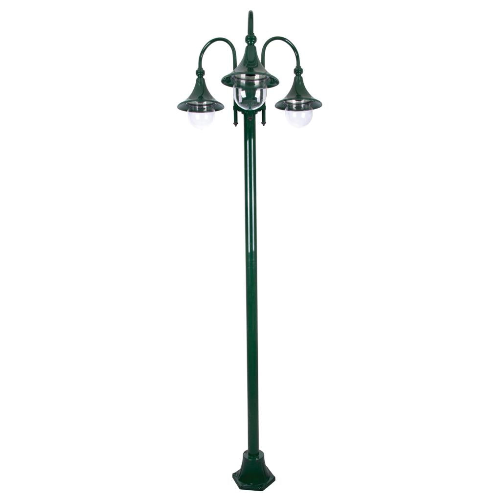 Monaco Triple Head Tall Plain Post Light Green - 15863