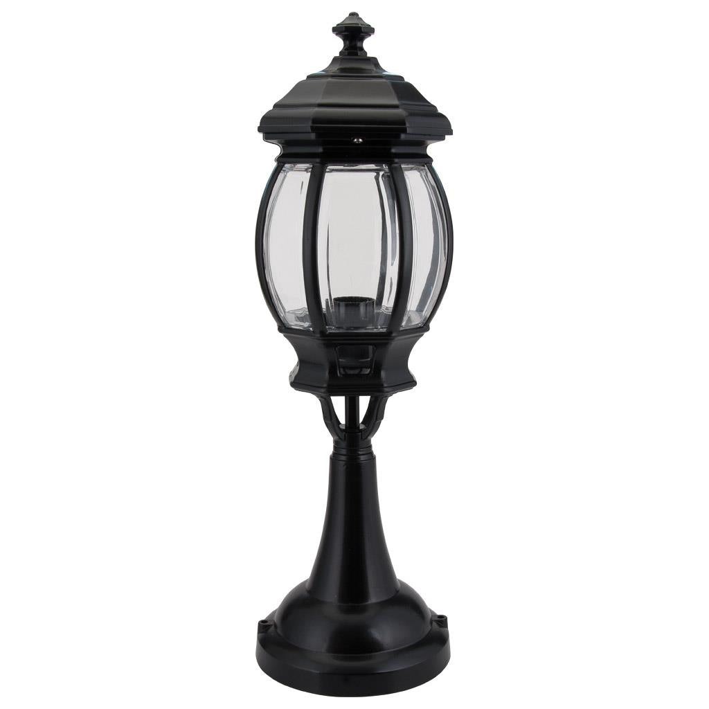Vienna Pillar Mount Light Black - 15897