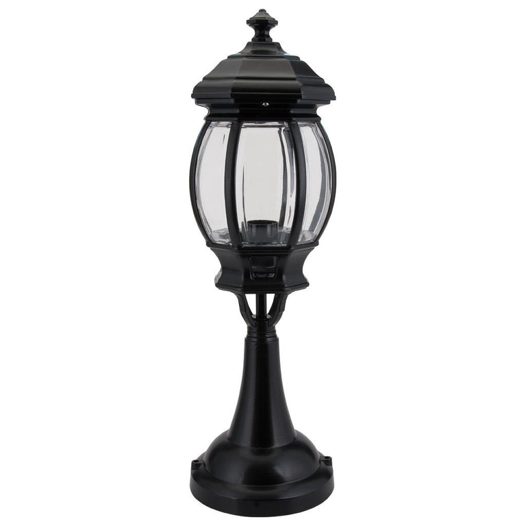 Vienna Pillar Mount Light Black - 15897
