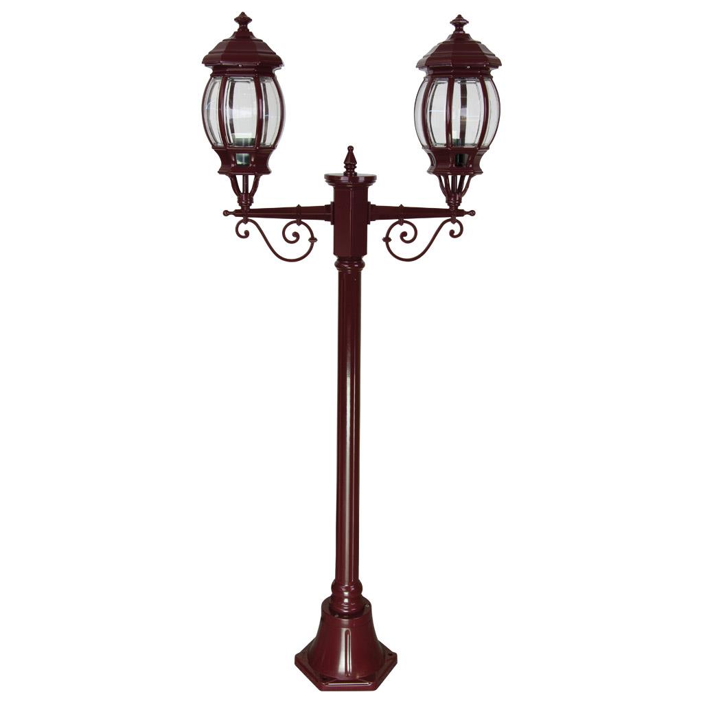 Vienna Twin Head Short Post Light Burgundy - 15910