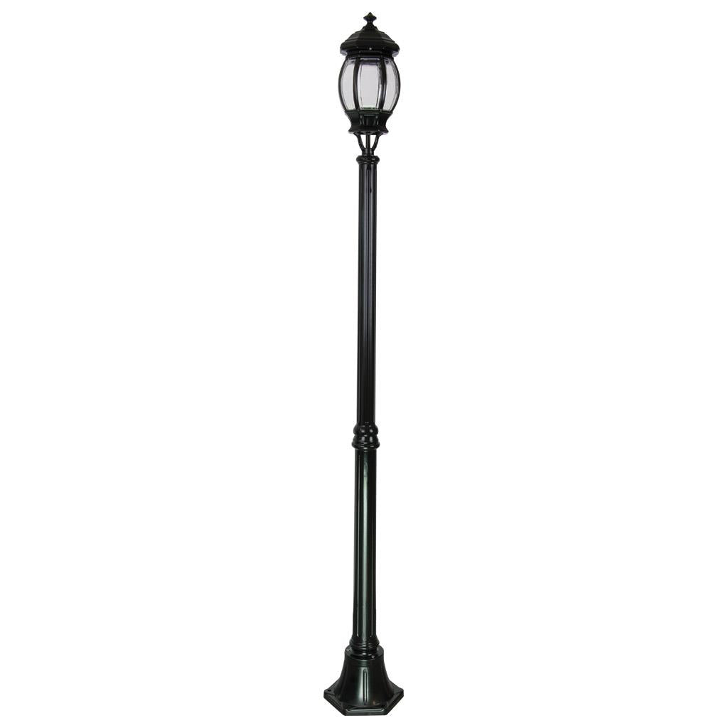 Vienna Single Head Medium Post Light Black - 15915
