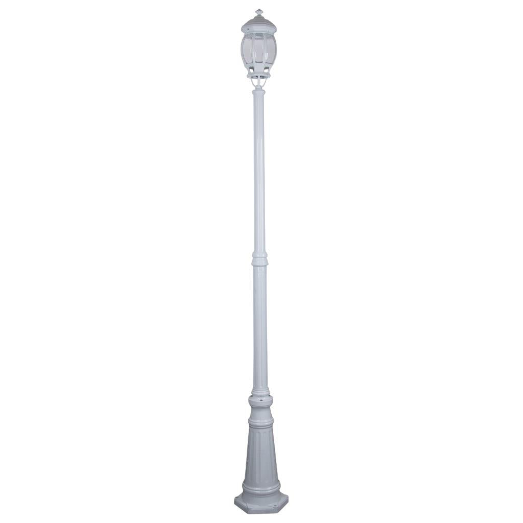 Vienna Single Head Tall Post Light White - 15931