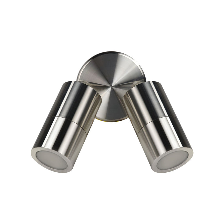 Beamlite 240V Double Adjustable Wall Pillar Light 316 Stainless Steel - 193159