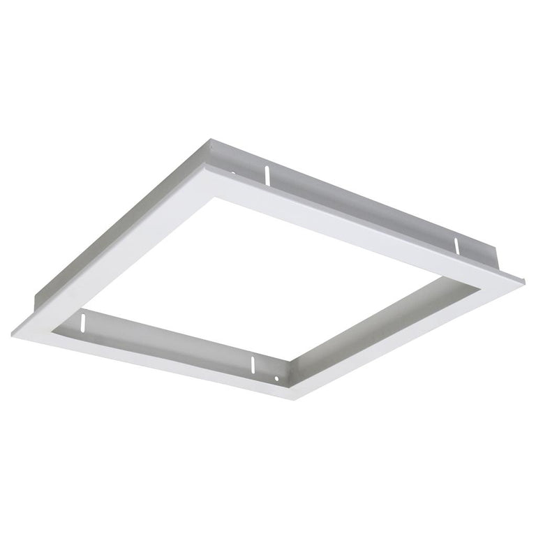 Panel Frame 300mm x 300mm Recessed Satin White - 19324