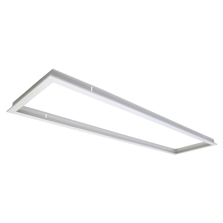 Panel Frame 300mm x 1200mm Recessed Satin White - 19326