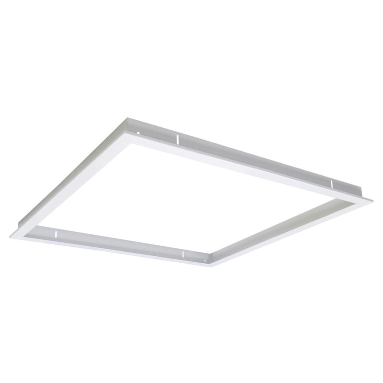 Panel Frame 600mm x 600mm Recessed Satin White - 19327