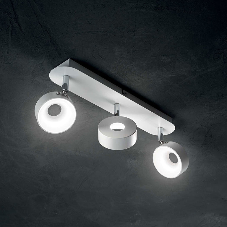 Oby PL3 3 Light 18W LED Wall Light White / Warm White - 196701