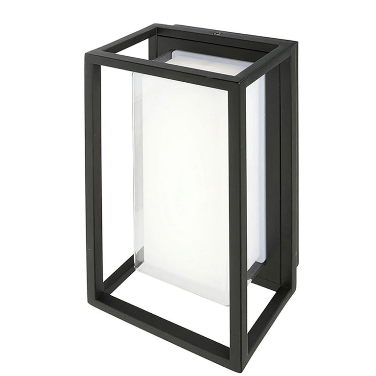 Callaway 12W LED Rectangular Modern Wall Light Black / Cool White - 19826/06