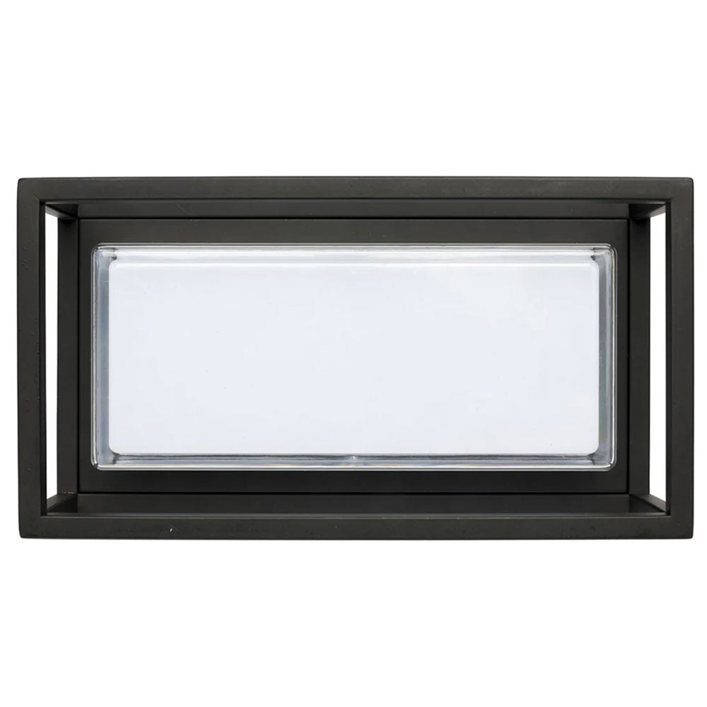 Callaway 12W LED Rectangular Modern Wall Light Black / Cool White - 19826/06