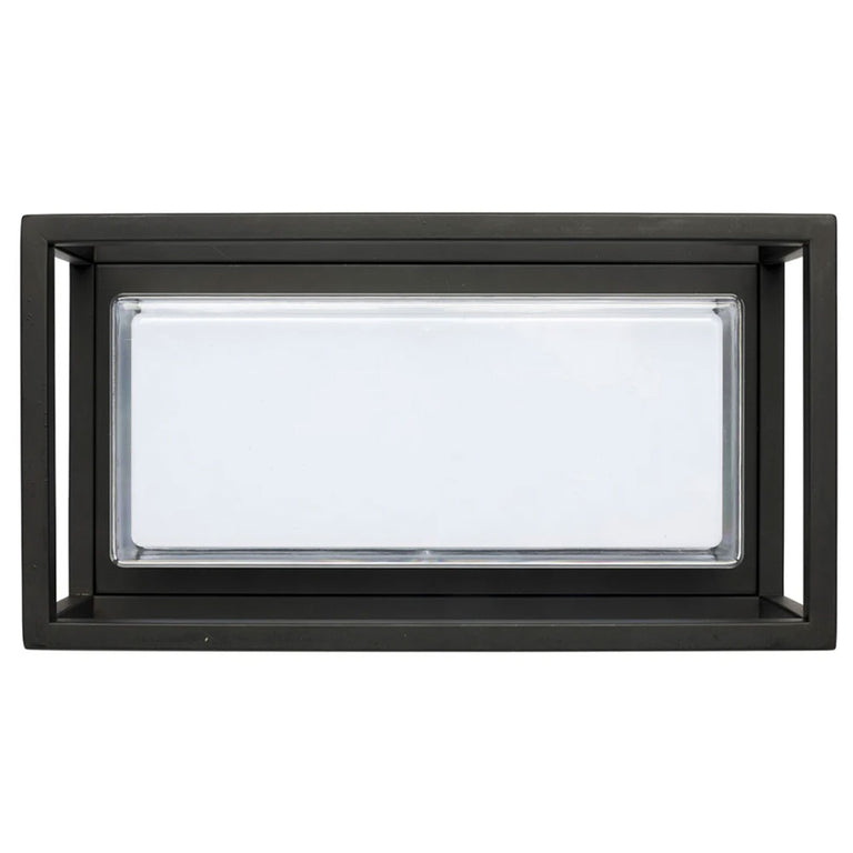 Callaway 12W LED Rectangular Modern Wall Light Black / Cool White - 19826/06