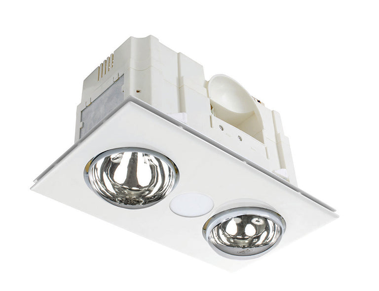 Horizon 3 in 1 Bathroom Heater With 8W LED White / CCT - 19847/05