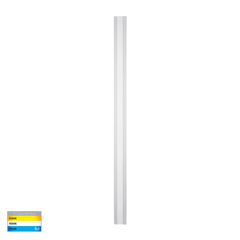 Barline 1500mm 45W CCT 240V LED Wall Light White - HV3586T-WHT