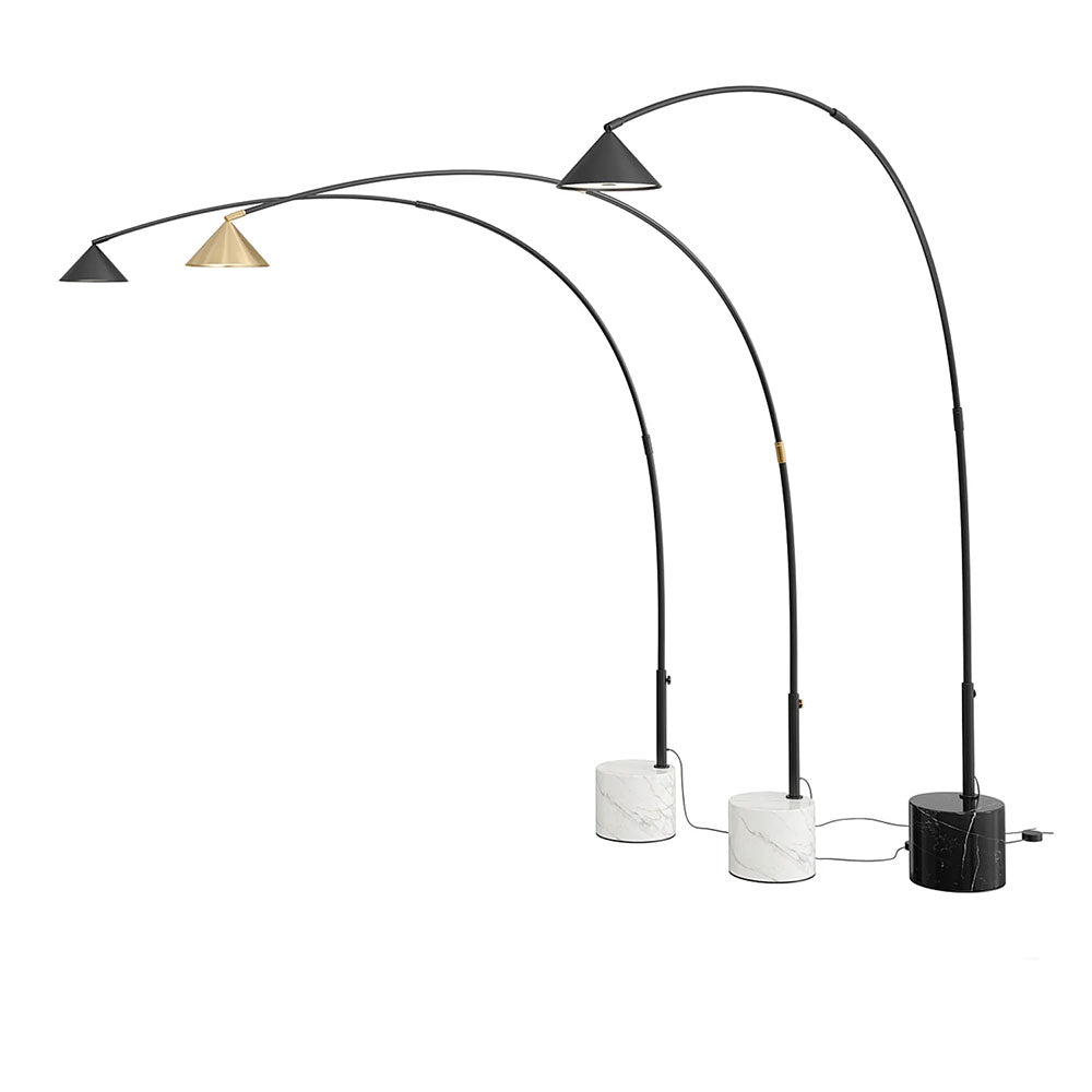 Hinoo LED Floor Lamp Matt Black - ARO.P1266/NEG-NEG