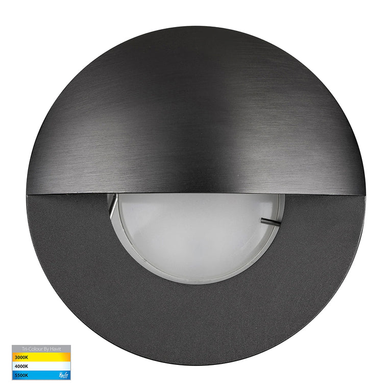 Ollo 5W CCT 12V DC LED Eyelid Step Light Graphite - HV19012T-GPH