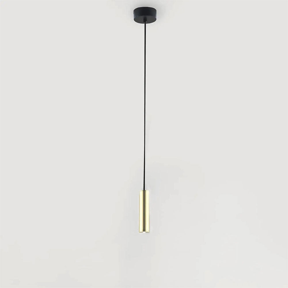 Maru LED Pendant Matt Black / Matt Brass - ARO.C1194/ORO