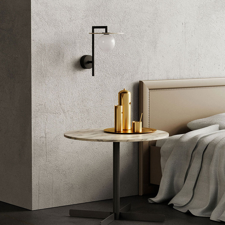Miro LED Wall Light Matt Black