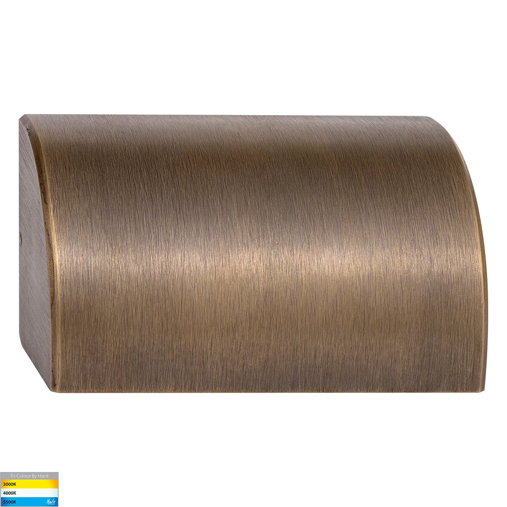 Ridge 6W CCT 12V DC LED Step Light Solid Bronze - HV3283T-BRZ
