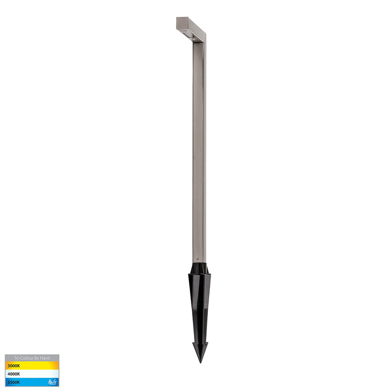 Nedia 7W CCT 12V DC LED Garden Spike Light 316 Stainless Steel - HV1459T-SS316