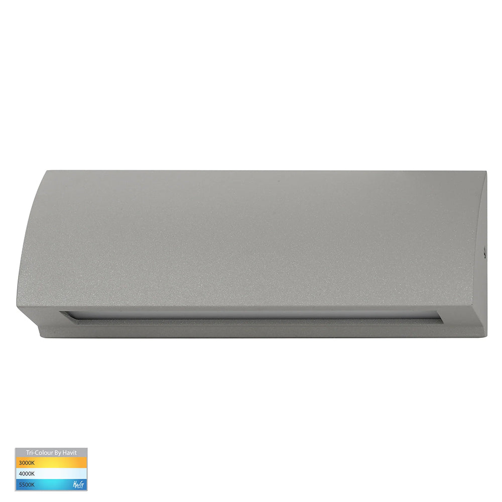 Taso 10W CCT 12V DC LED Rectangular Step Light Matt Silver - HV3272T-SLV-12V